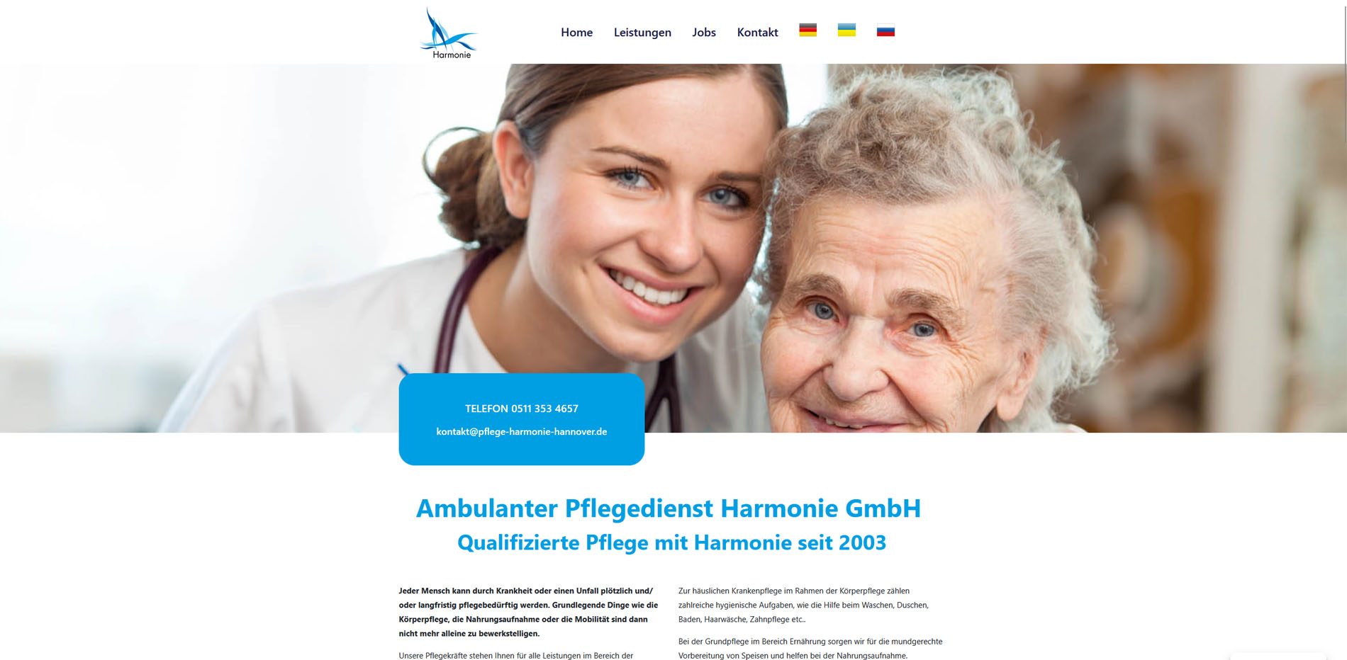 Ambulanter Pflegedienst Harmonie GmbH